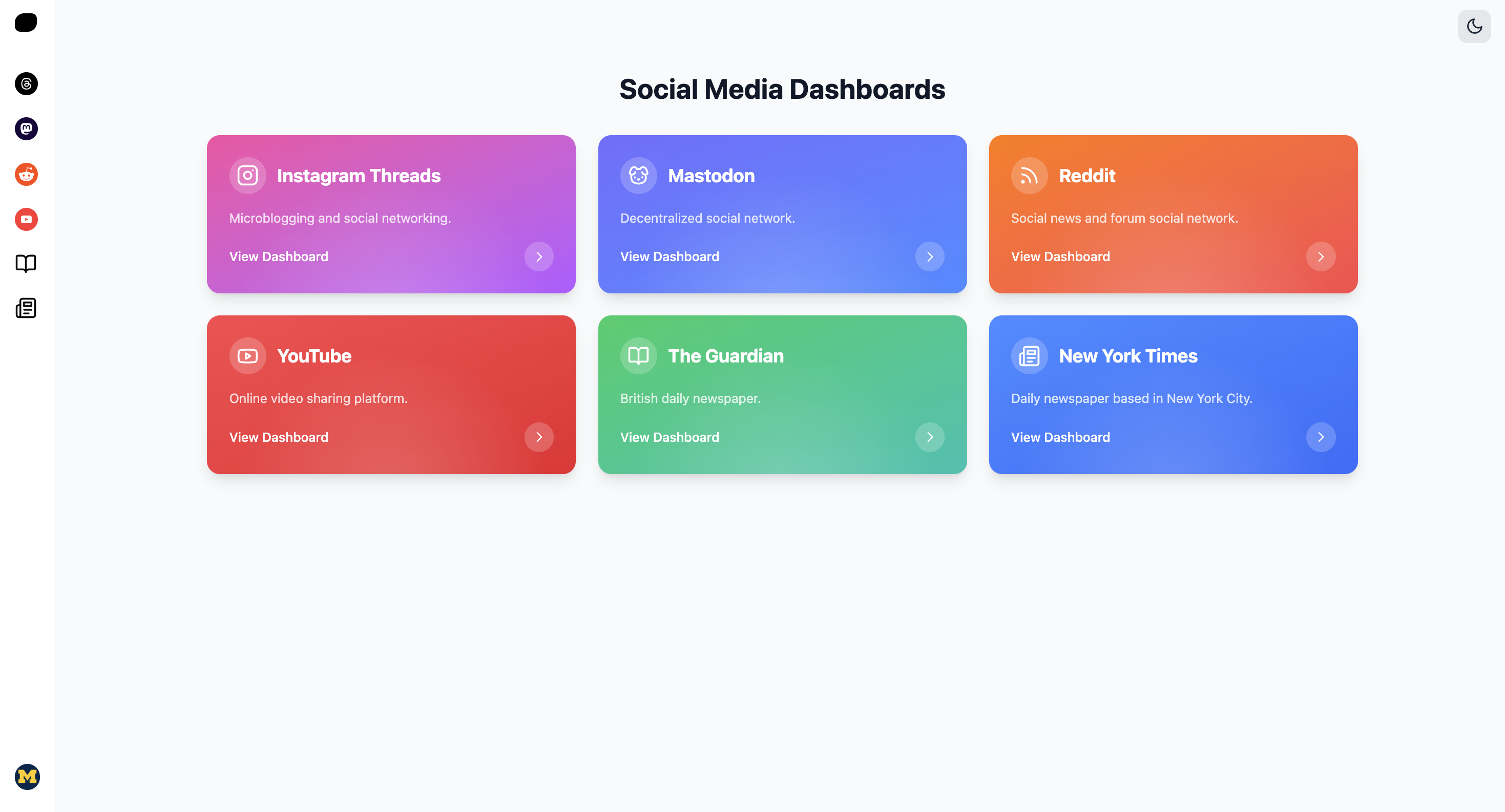 Social Media Sentiment Analysis Dashboard